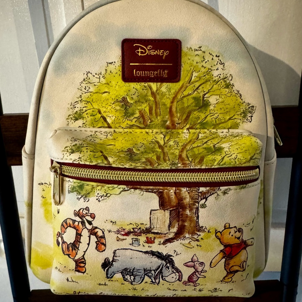 Disney Loungefly Winnie the Pooh Mini Backpack – Hundred Acre Woods